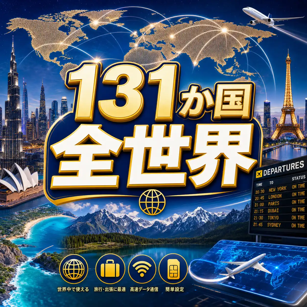 79カ国対応ワールド eSIM